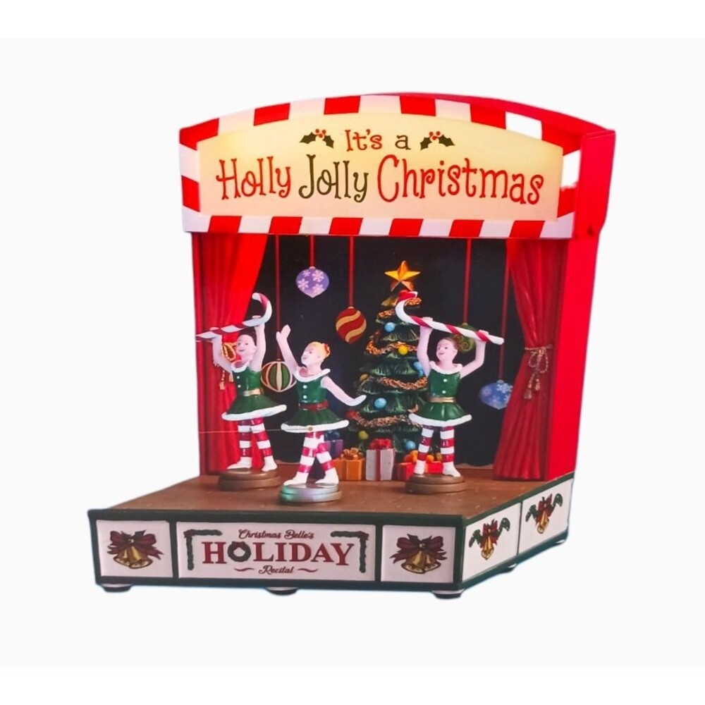 Lemax 2020 Christmas Belle's Holiday Recital Carnival Village 04726 Music & Spin